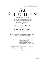 36 studies for piano, 3rd part - Method by Roger Vuataz
