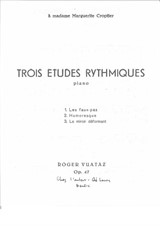 Three Rhythmic Studies for piano (1935)
