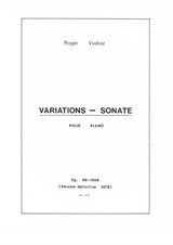 Variations Sonata for piano (1956/1978)