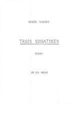 Three sonatines for piano (1962/63)